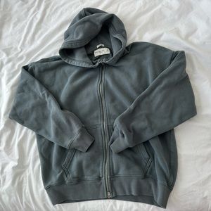 A&F Oversized Zip Hoodie in M